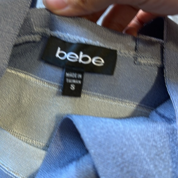 Bebe Blue Ombre Striped Color Block Dress - Picture 7 of 7